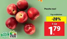 Lidl Pesche noci 1 kg confezione offerta