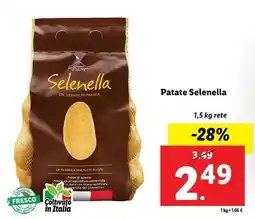 Lidl Patate Selenella 1,5 kg rete offerta