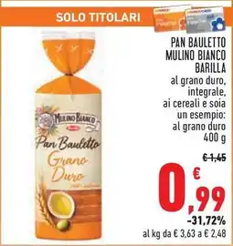 Conad City PAN BAULETTO MULINO BIANCO BARILLA offerta