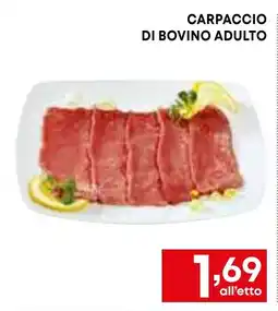 Borello Supermercati CARPACCIO DI BOVINO ADULTO offerta