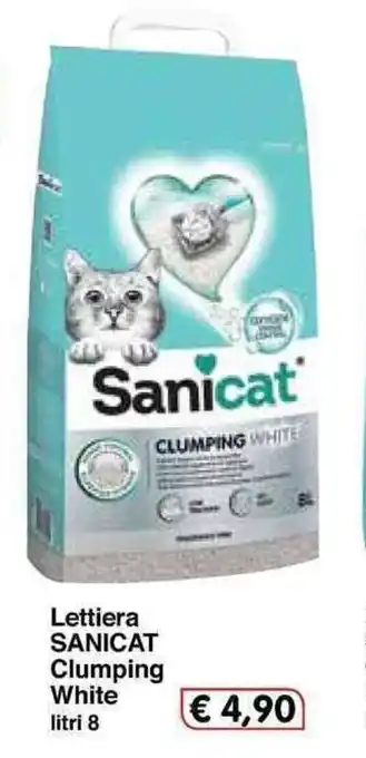 Famila Sanicat Clumping White Lettiera 8 litri offerta