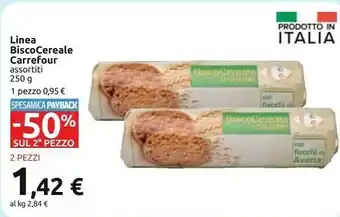 Carrefour Carrefour - biscocereale frutta 250 g(ml) offerta