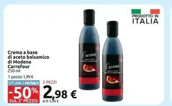 Carrefour Carrefour crema a base di aceto balsamico di modena offerta