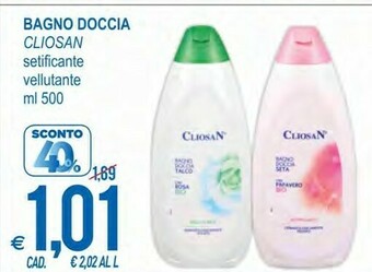 MD Discount Cliosan bagno doccia offerta