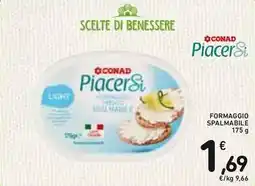 Spazio Conad FORMAGGIO SPALMABILE offerta