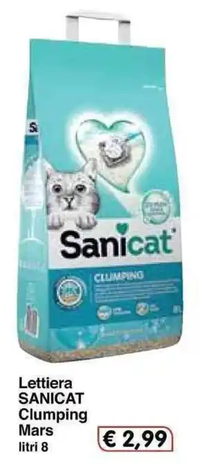 Famila Sanicat Clumping Mars Lettiera 8 litri offerta