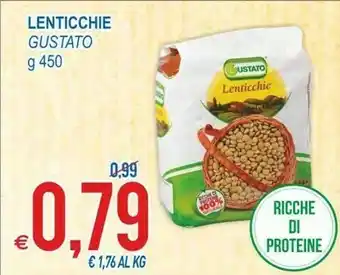MD Discount Gustato - lenticchie 450 g(ml) offerta