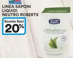 Ipercoop LINEA SAPONI LIQUIDI NEUTRO ROBERTS offerta