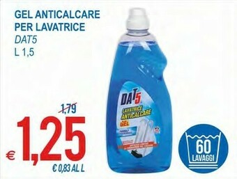 MD Discount Dat5 gel anticalcare per lavatrice offerta