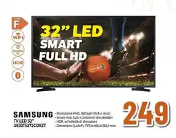 Ipercoop SAMSUNG TV LED 32" UE32T5372CDXZT offerta