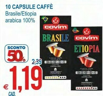 MD Discount 10 capsule caffe offerta