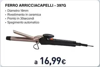 Unieuro FERRO ARRICCIACAPELLI - 397G offerta