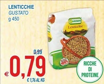 MD Discount Gustato - lenticchie 450 g(ml) offerta