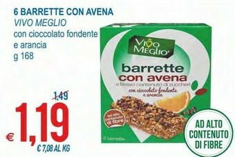 MD Discount 6 barrette con avena offerta