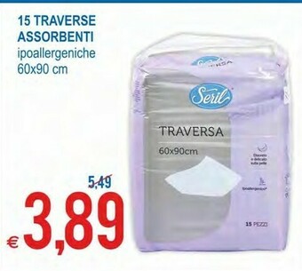 MD Discount Traverse assorbenti ipoallergeniche offerta