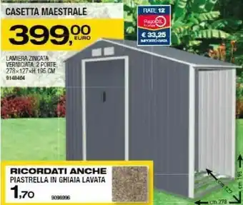 Bricofer Casetta maestrale offerta