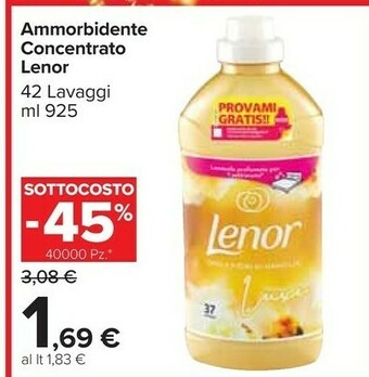 Carrefour Market Ammorbidente concentrato offerta