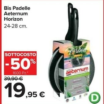 Carrefour Market Horizon bis padelle aeternum offerta
