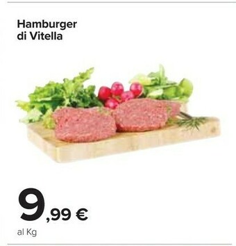 Carrefour Market Hamburger di vitello offerta