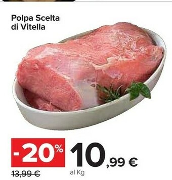 Carrefour Market Polpa scelta di vitello offerta