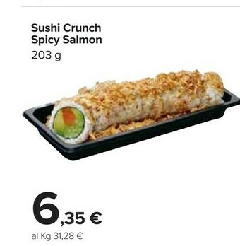 Carrefour Market Sushi crunch spicy salmon offerta