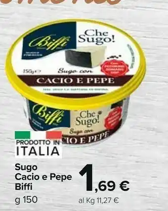 Sugo cacio e pepe