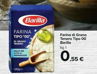 Carrefour Market Farina di grano tenero tipo 00 offerta