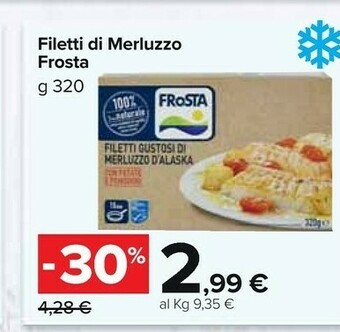 Carrefour Market Filetti di merluzzo offerta