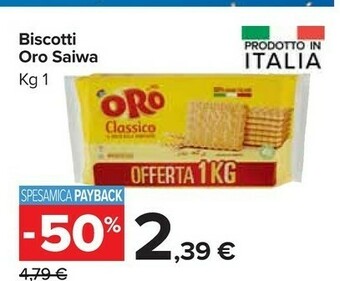 Carrefour Market Oro classico offerta