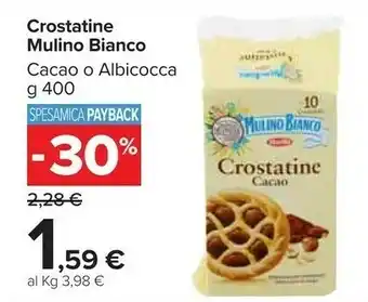 Carrefour Market Crostatine albicocca 400 g(ml) offerta