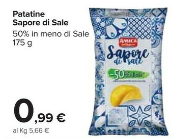 Carrefour Market Patatine sapore di sale offerta