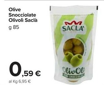 Carrefour Market Olive snocciolate olivoli offerta