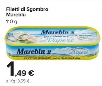 Carrefour Market Filetti di sgombro con solo un filo d'olio offerta