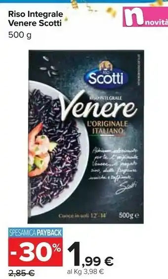 Carrefour Market Riso integrale venere offerta