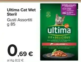 Carrefour Market Cat wet steril offerta