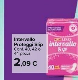 Carrefour Market Intervallo proteggi slip offerta