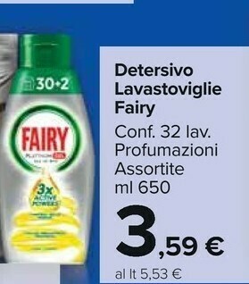 Carrefour Market Detersivo lavastoviglie offerta