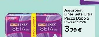 Carrefour Market Seta ultra assorbenti pacco doppio offerta
