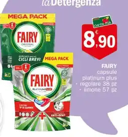 Crai FAIRY capsule platinum plus offerta