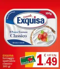 Crai EXQUISA formaggio spalmabile classico offerta