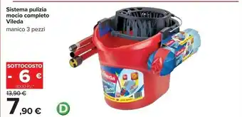 Carrefour Sistema pulizia mocio completo offerta