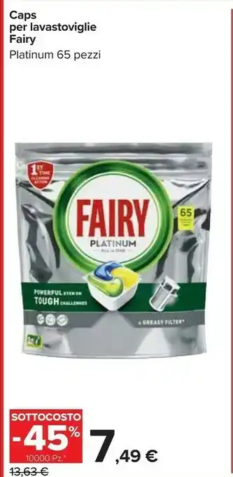 Carrefour Caps per lavastoviglie offerta