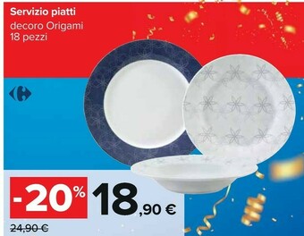 Carrefour Servizio piatti offerta