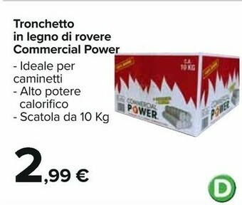 Carrefour Tronchetto in legno di rovere offerta