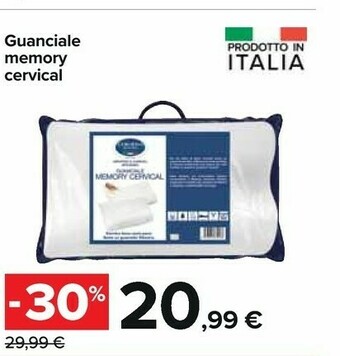Carrefour Guanciale memory cervical offerta