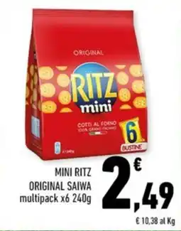MINI RITZ ORIGINAL SAIWA multipack x6 240g