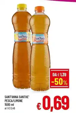 A&O SANT'ANNA SANTHE PESCA/LIMONE 1500 ml offerta