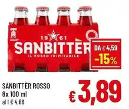 A&O SANBITTER ROSSO 8x 100 ml offerta