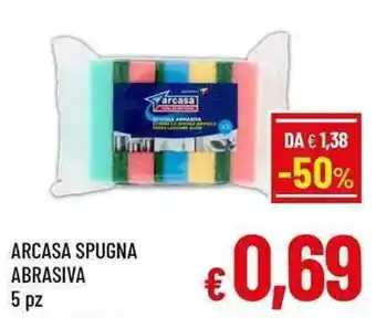 A&O ARCASA SPUGNA ABRASIVA 5 pz offerta