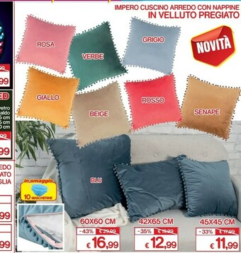 Satur Cuscino offerta